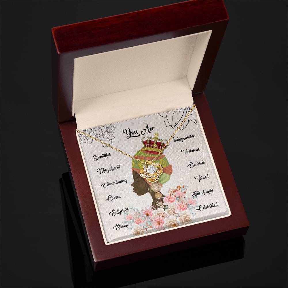 You Are Celebrated | Queen Pendant Necklace