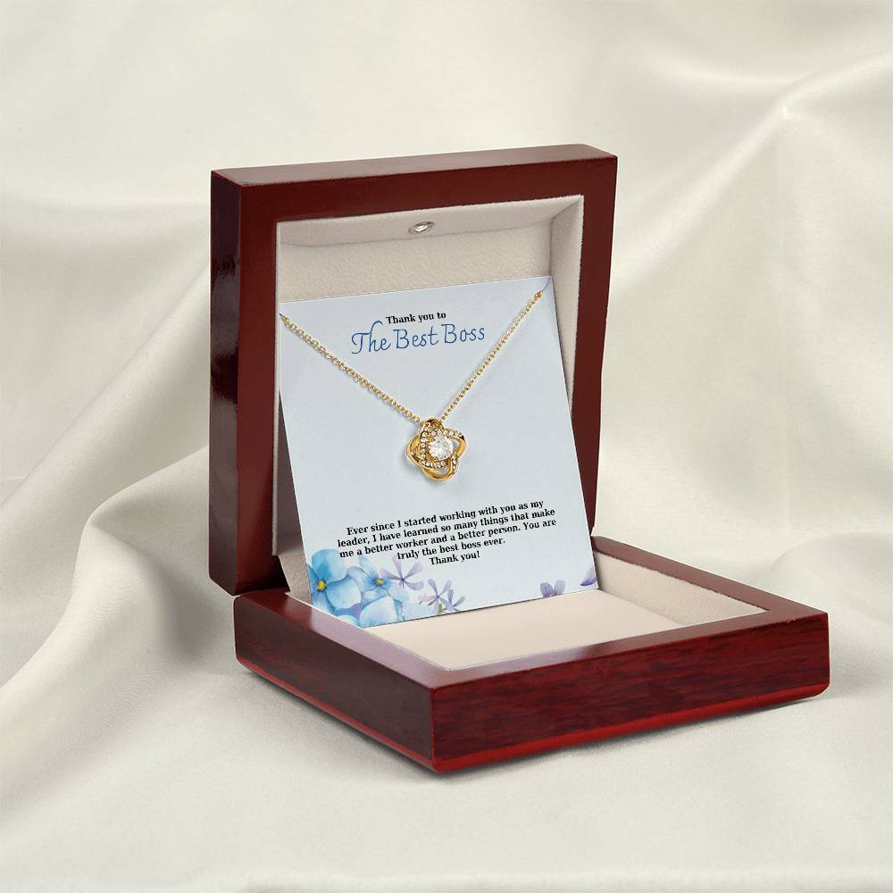 Thank You To The Best Boss | You Are Truly The Best Boss Ever | Professional Pendant Necklace