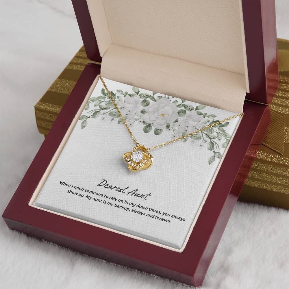 Dearest Aunt | My Aunt Is My Backup | Pendant Necklace