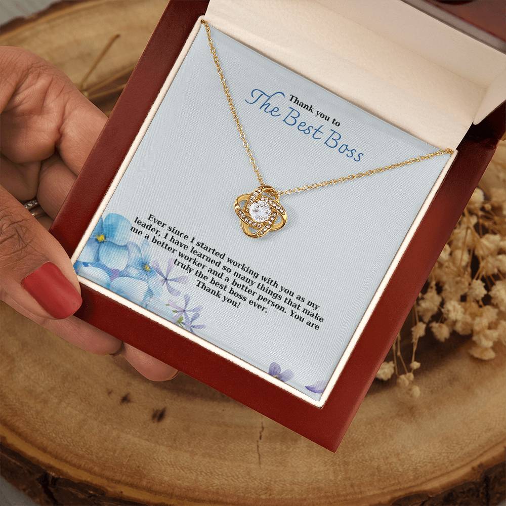 Thank You To The Best Boss | You Are Truly The Best Boss Ever | Professional Pendant Necklace
