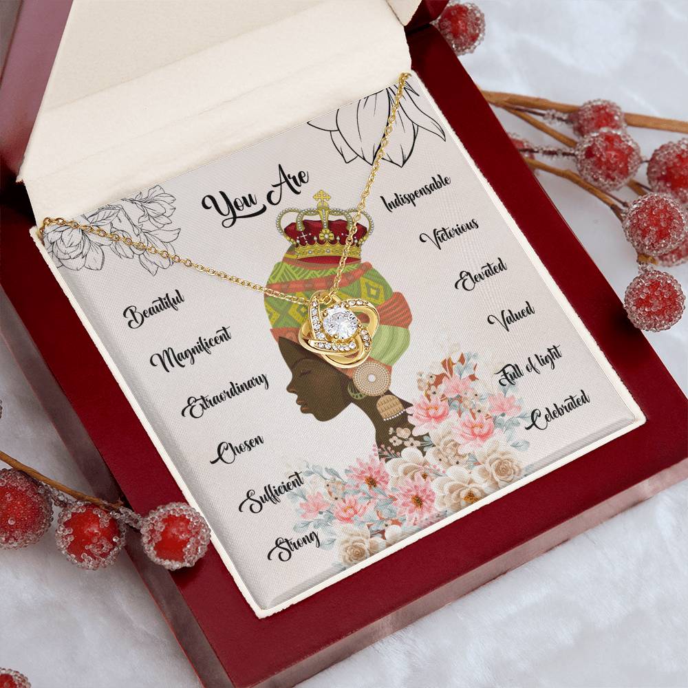 You Are Celebrated | Queen Pendant Necklace