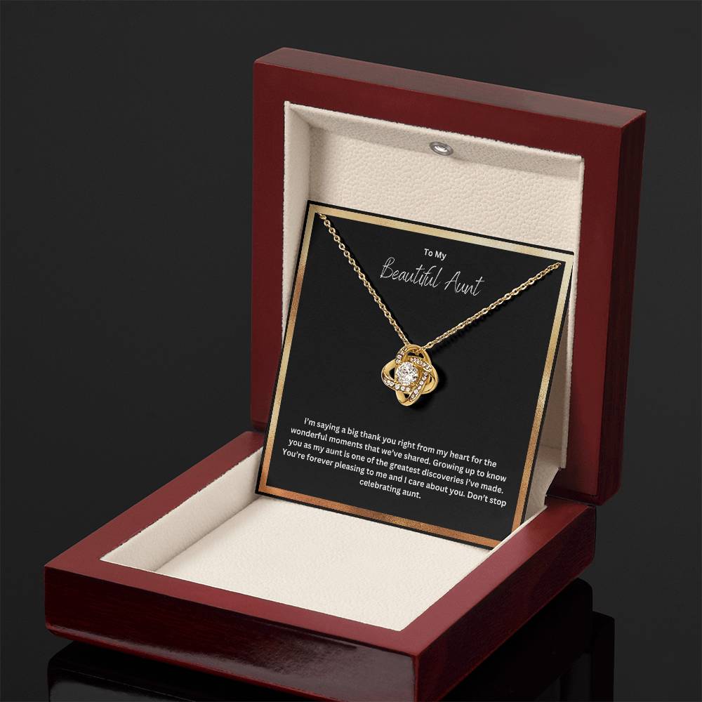 To My Beautiful Aunt | You Are Forever Pleasing To Me | Pendant Necklace