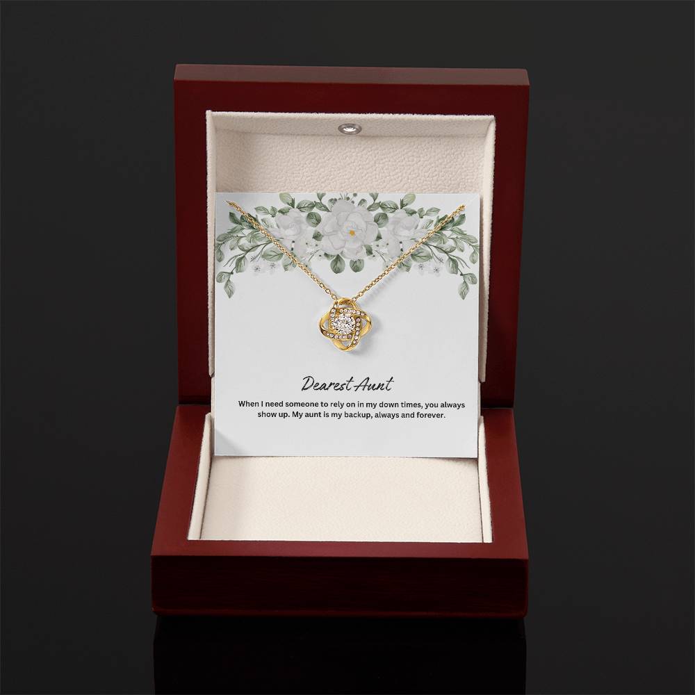 Dearest Aunt | My Aunt Is My Backup | Pendant Necklace