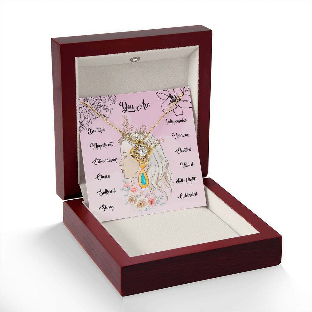 You Are Magnificent | Queen Pendant Necklace