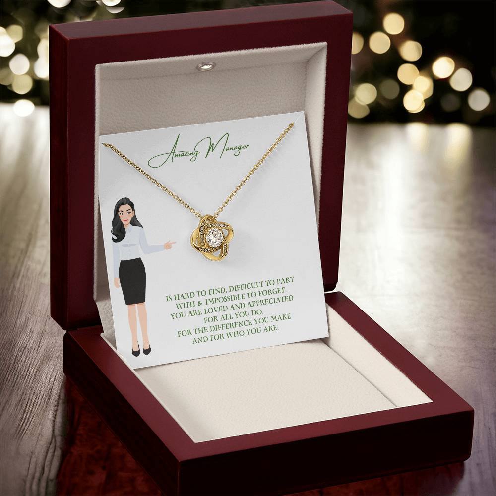 Amazing Manager Is Hard To Find | Professional Pendant Necklace Gift