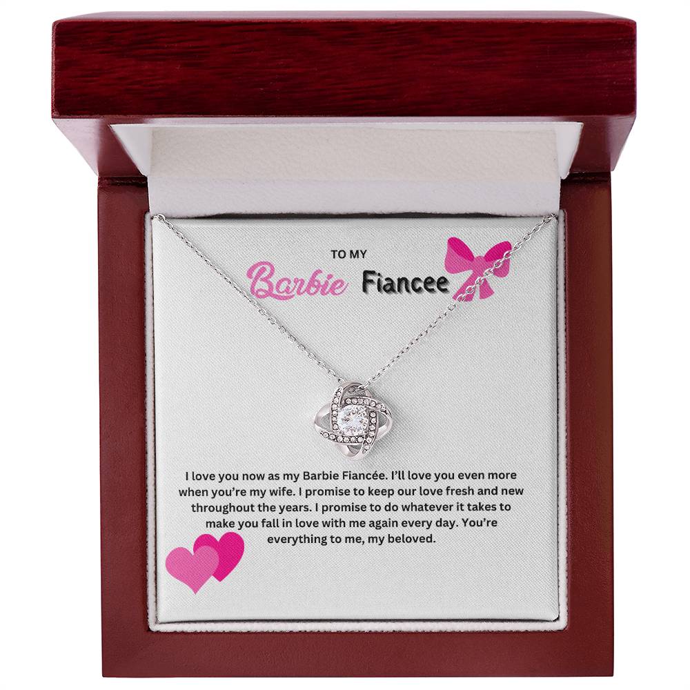 To My Barbie Fiancee | I Promise To Keep Our Love Fresh | Pendant Necklace