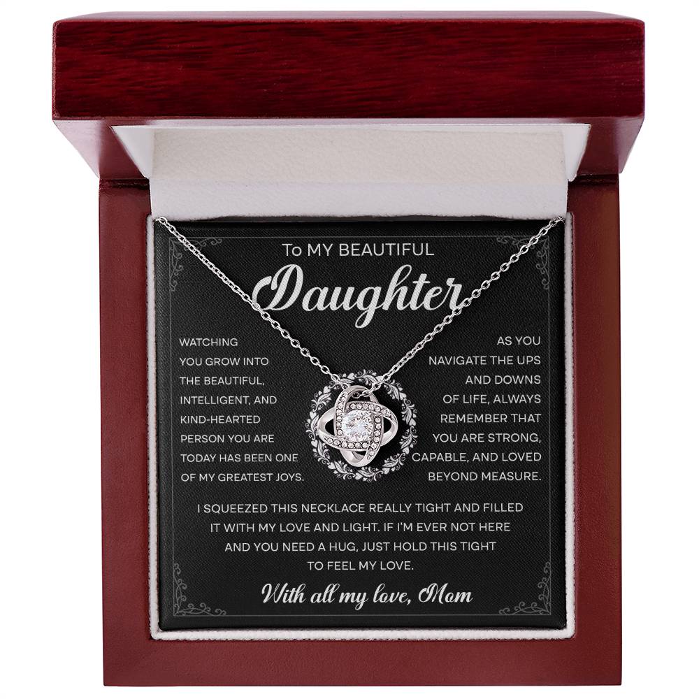 My Greatest Joys - Gift for Daughter - Love Knot Necklace