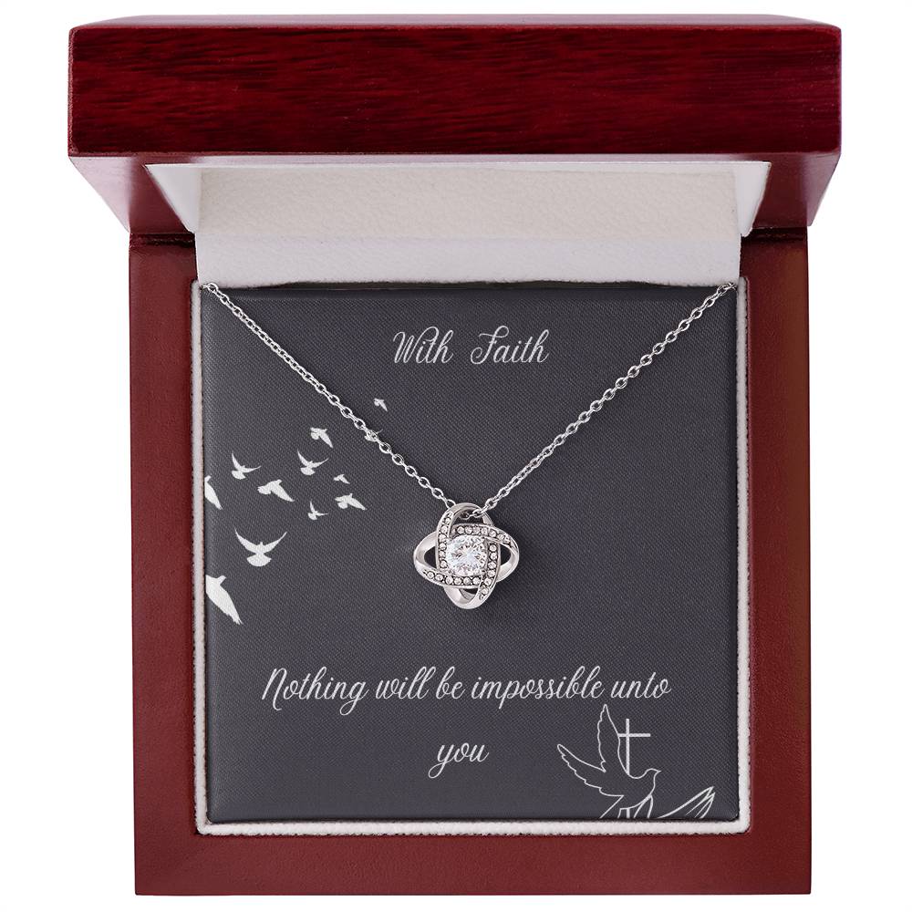 With Faith Jewelry Necklace | Religious Gift