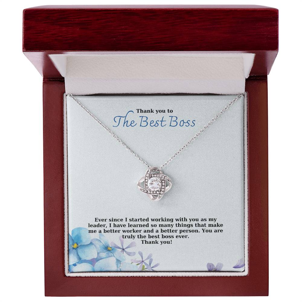 Thank You To The Best Boss | You Are Truly The Best Boss Ever | Professional Pendant Necklace