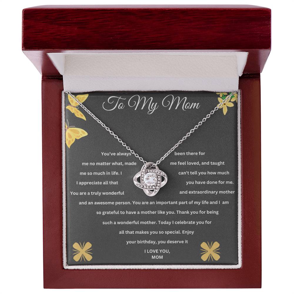 To My Mom | Happy Birthday | Jewelry Necklace