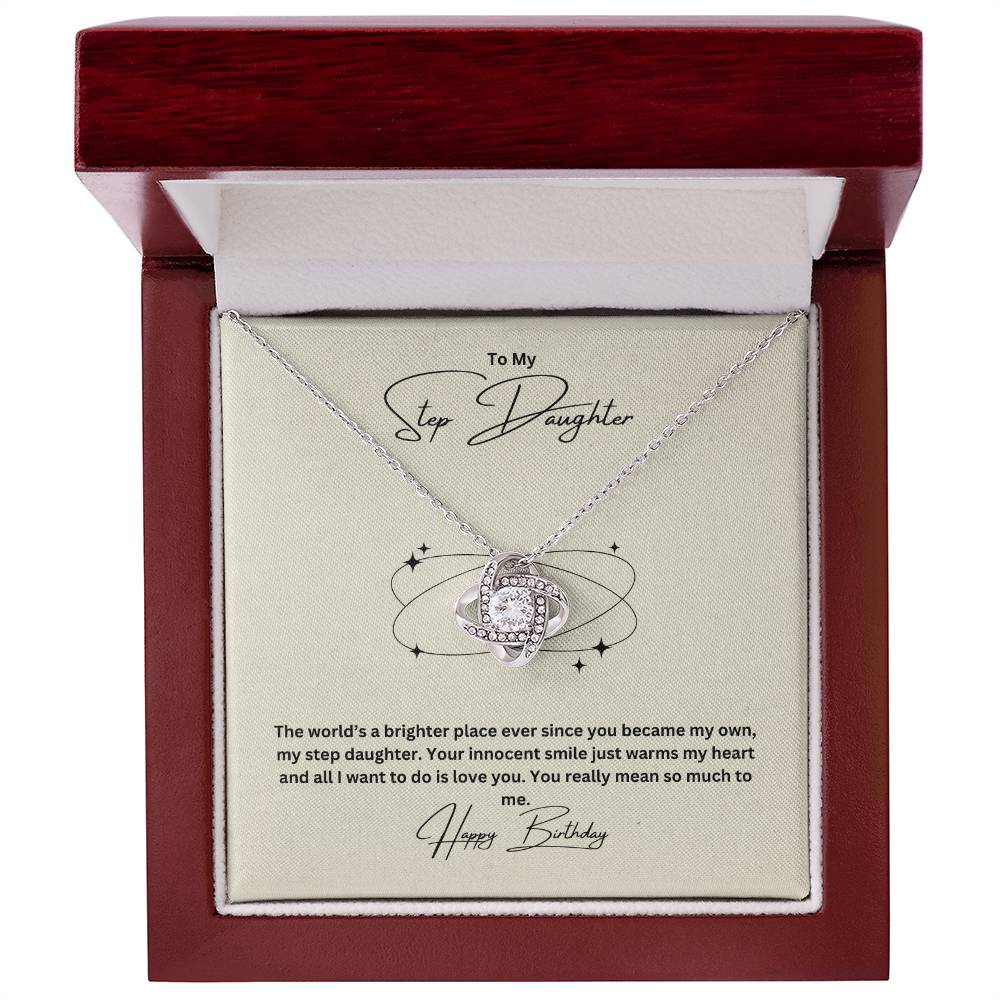 My Stepdaughter | Happy Birthday | Pendant Necklace