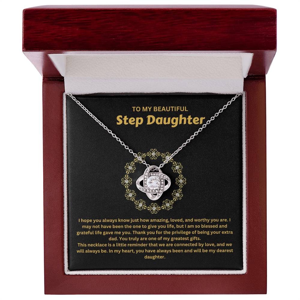 To My Beautiful Step Daughter | You Will Always Be My Daughter | Pendant Necklace