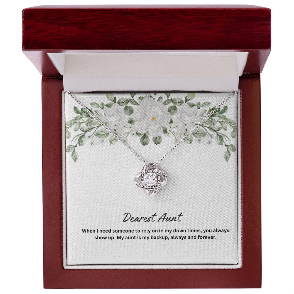 Dearest Aunt | My Aunt Is My Backup | Pendant Necklace
