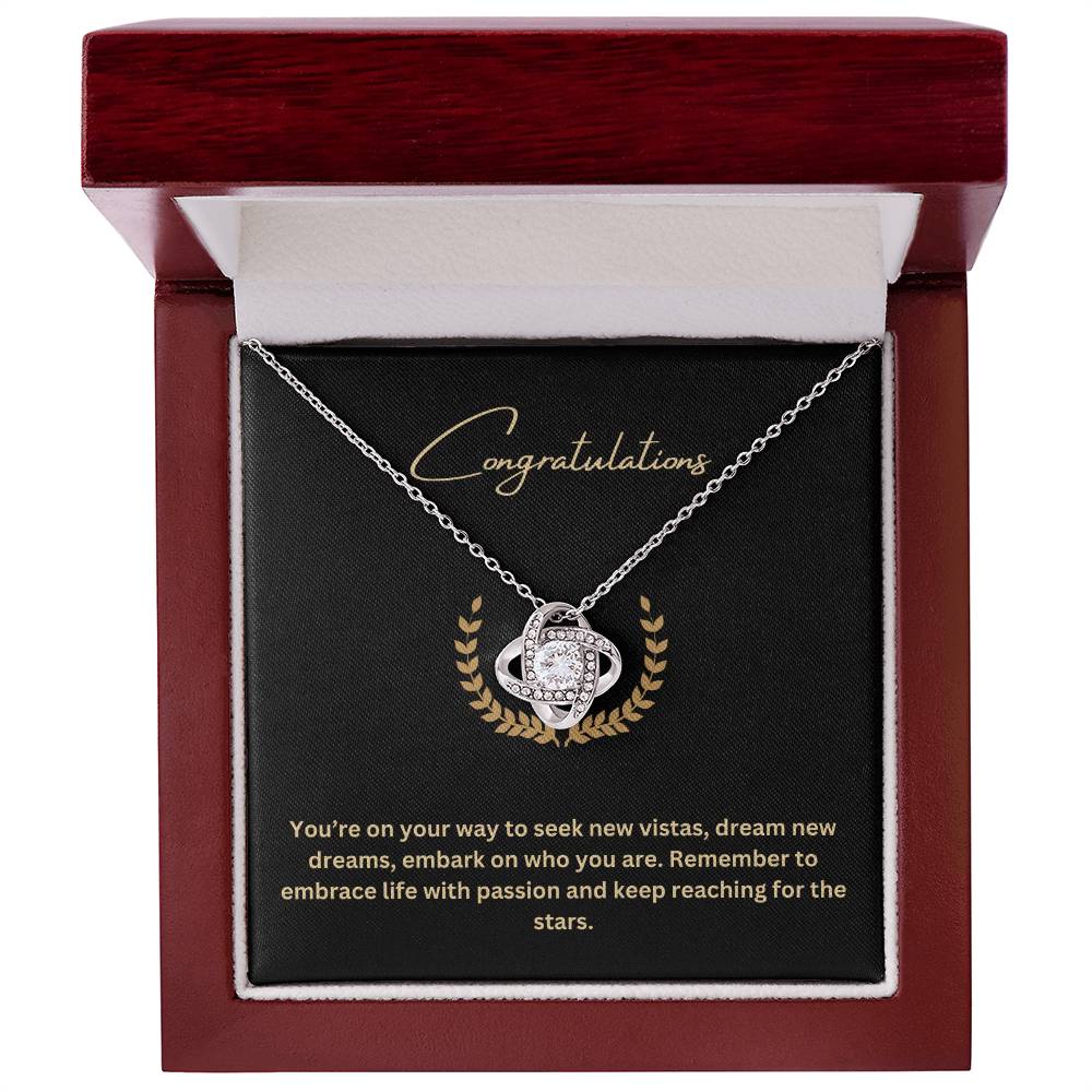Congratulations | Pendant Necklace Graduation Gift