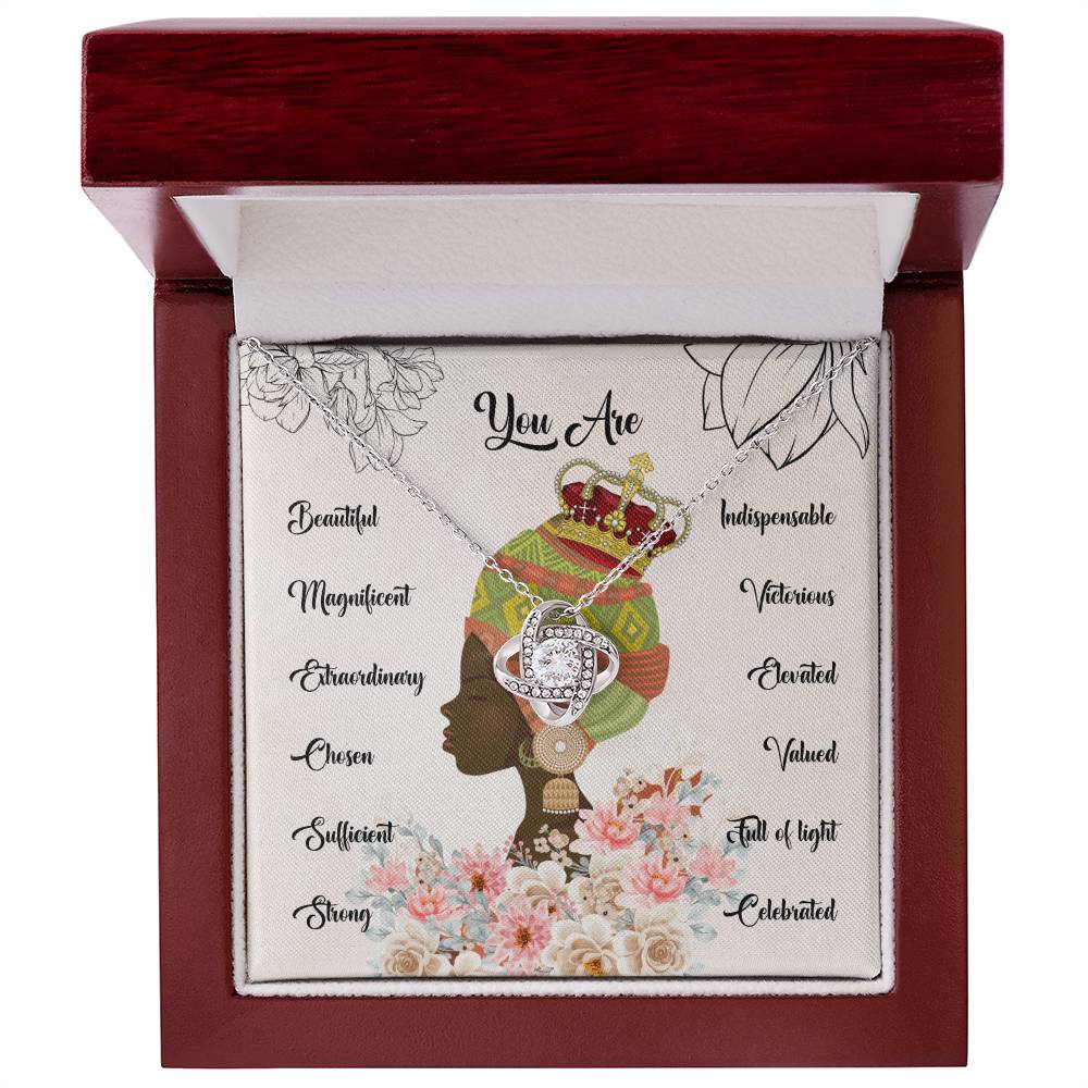 You Are Celebrated | Queen Pendant Necklace