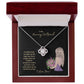 To My Amazing Girlfriend | Your Smile Lights Up My World | Jewelry Necklace