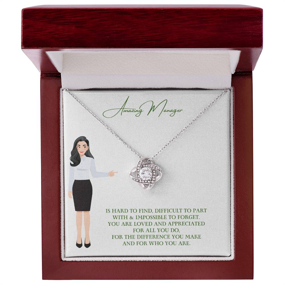 Amazing Manager Is Hard To Find | Professional Pendant Necklace Gift