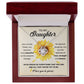 Lovely Flower Strength & Beauty - Gift for Daughter - Love Knot Necklace