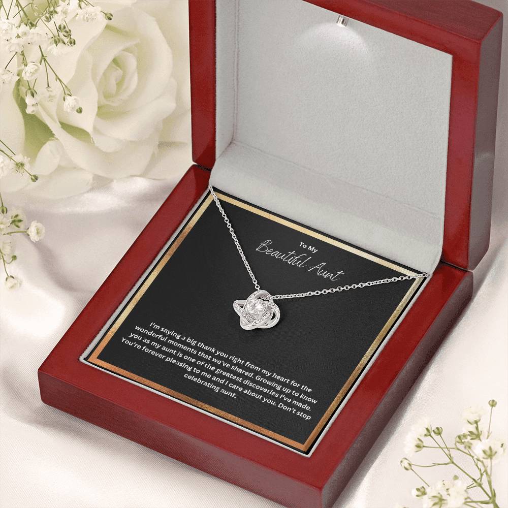 To My Beautiful Aunt | You Are Forever Pleasing To Me | Pendant Necklace