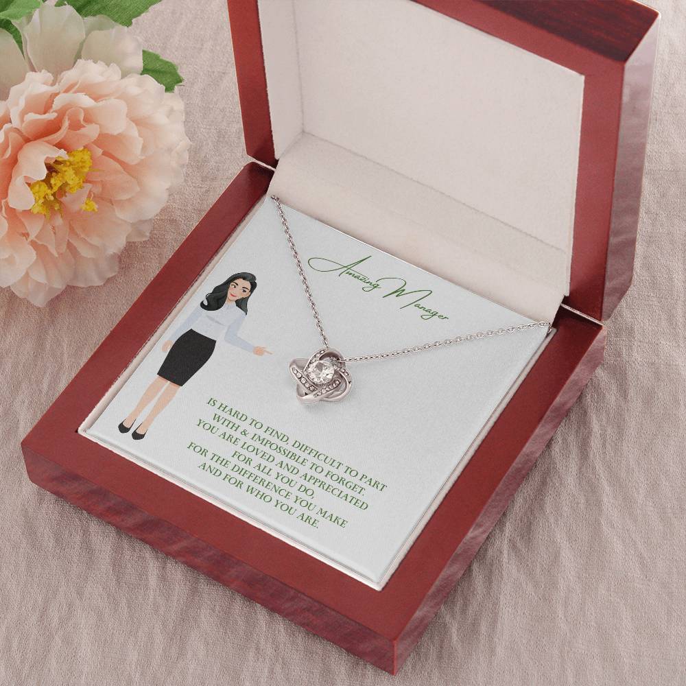 Amazing Manager Is Hard To Find | Professional Pendant Necklace Gift