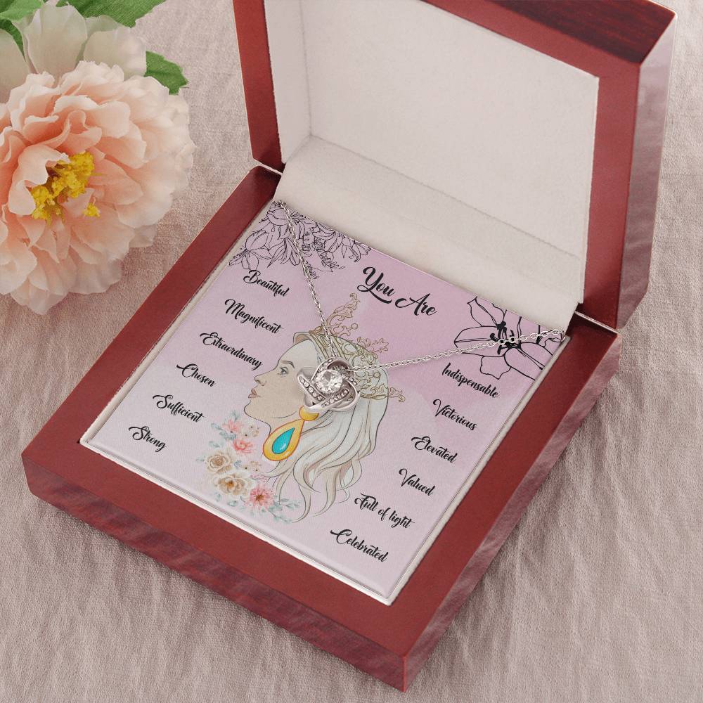 You Are Magnificent | Queen Pendant Necklace