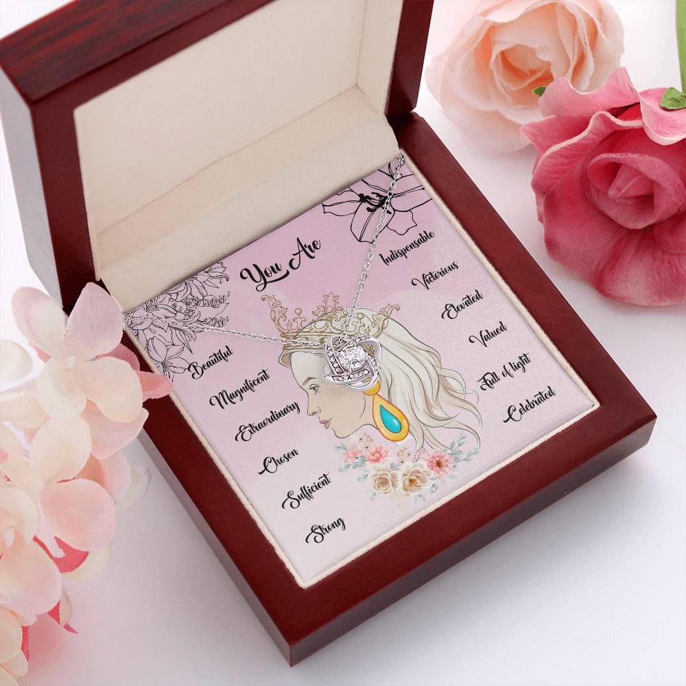 You Are Magnificent | Queen Pendant Necklace