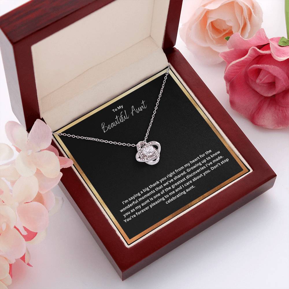 To My Beautiful Aunt | You Are Forever Pleasing To Me | Pendant Necklace