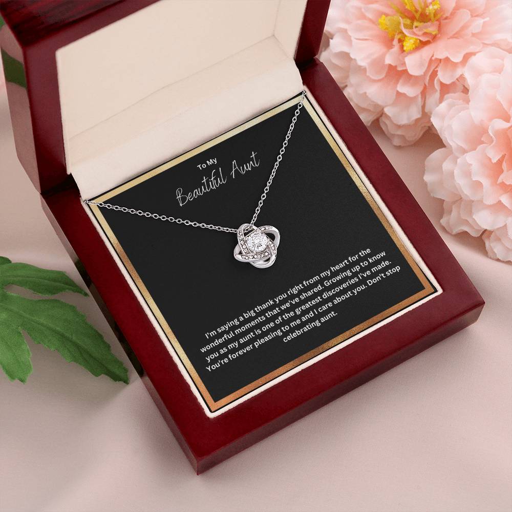 To My Beautiful Aunt | You Are Forever Pleasing To Me | Pendant Necklace