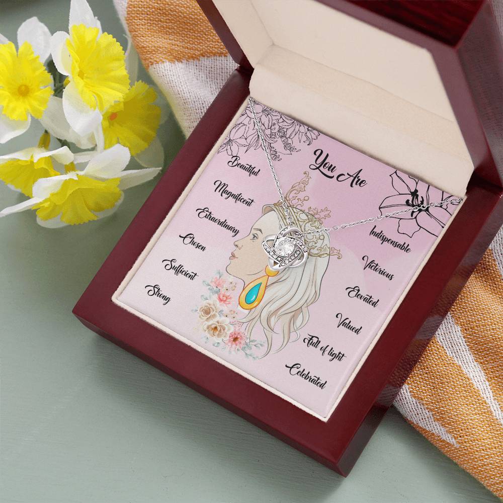 You Are Magnificent | Queen Pendant Necklace
