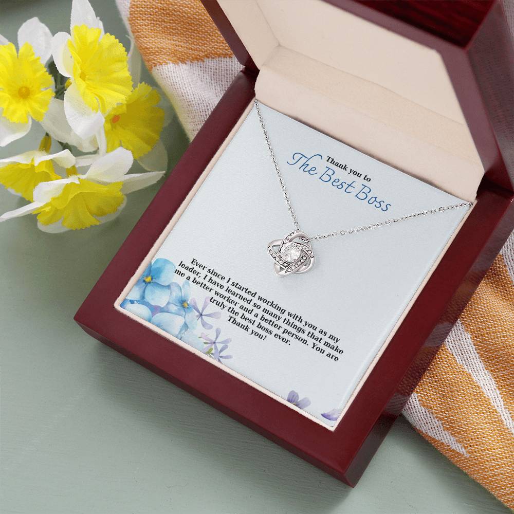 Thank You To The Best Boss | You Are Truly The Best Boss Ever | Professional Pendant Necklace