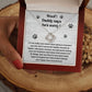 He's Sorry - To my Wife - Love Knot Necklace