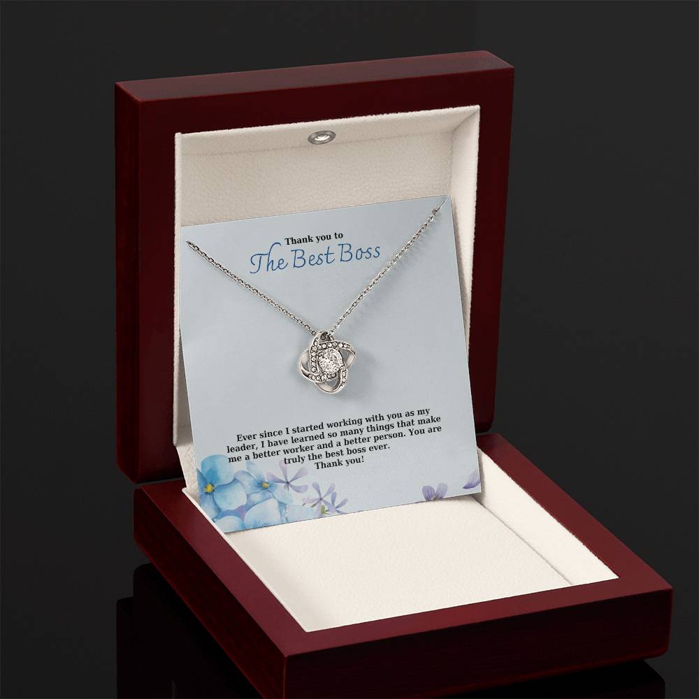 Thank You To The Best Boss | You Are Truly The Best Boss Ever | Professional Pendant Necklace