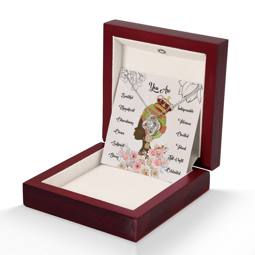 You Are Celebrated | Queen Pendant Necklace