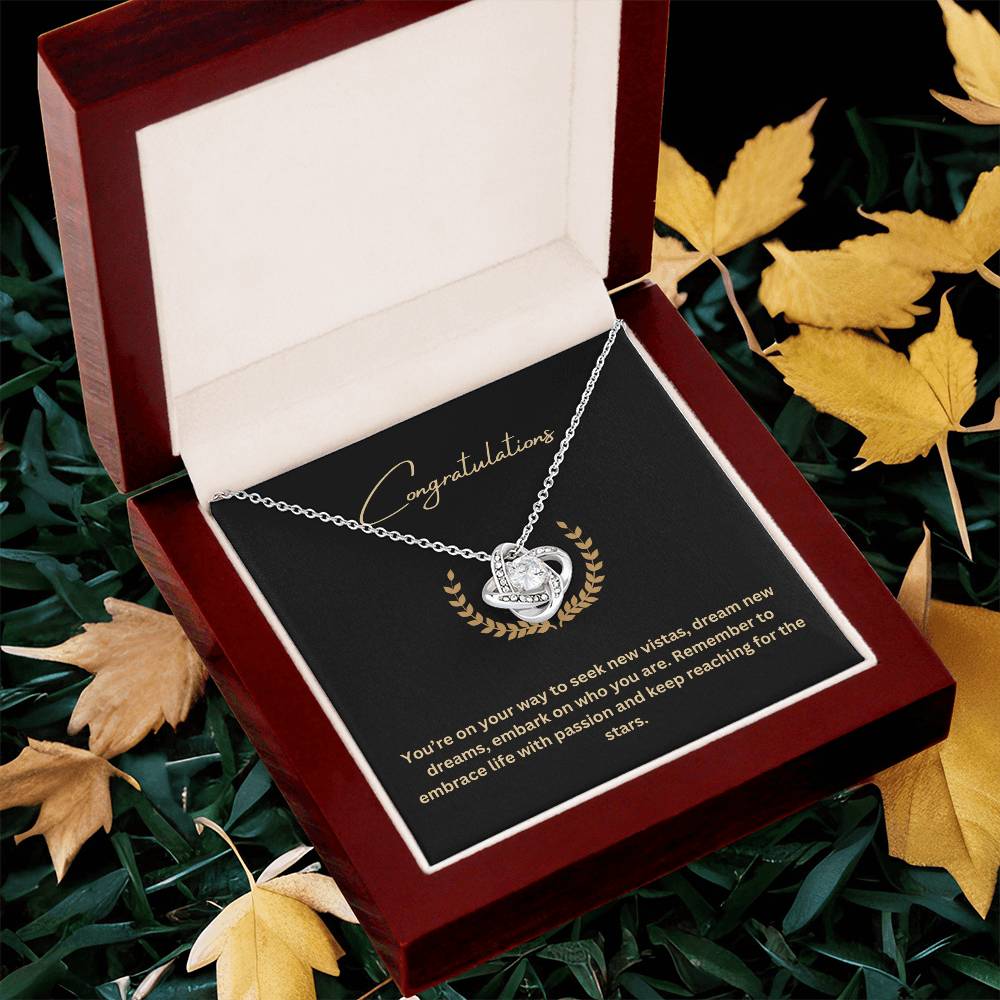 Congratulations | Pendant Necklace Graduation Gift