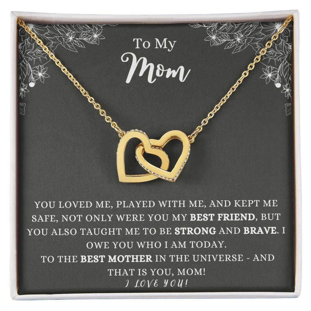 To My Mom | Heart Pendant Necklace