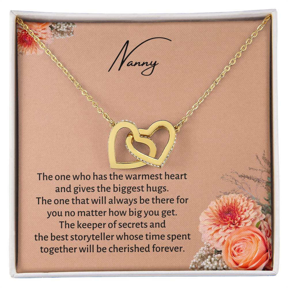 Nanny | The One Who Has The Warmest Heart | Professional Necklace Gift