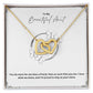 To My Beautiful Aunt | You Do More For Me Than A Friend | Love Pendant Necklace