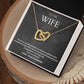 To My Wife | Your Love Is My Greatest Blessing | Love Pendant Necklace