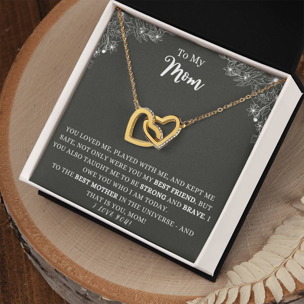 To My Mom | Heart Pendant Necklace