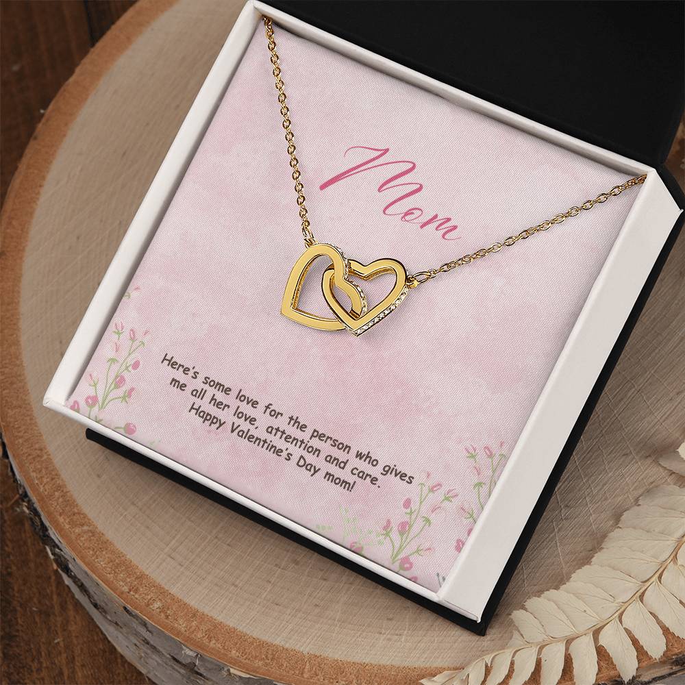 Mom | Happy Valentine's Day | Pendant Necklace