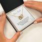 Dear Bride | Stay Focused On Your Love | Heart Pendant Necklace
