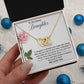 To Our Pretty Daughter | We Love You | Love Pendant Necklace
