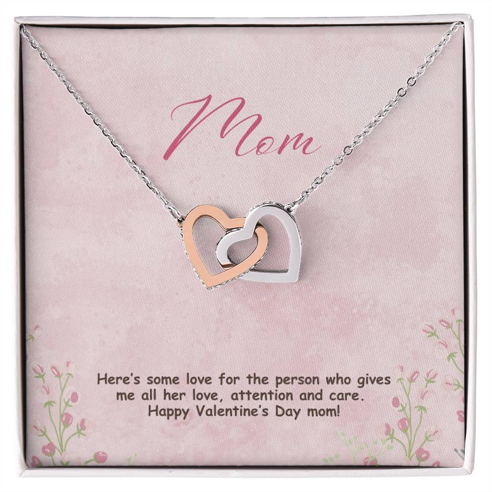 Mom | Happy Valentine's Day | Pendant Necklace