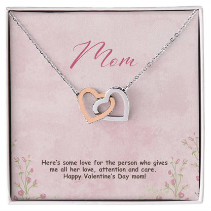Mom | Happy Valentine's Day | Pendant Necklace