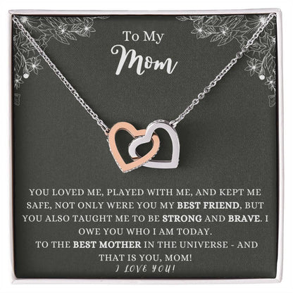 To My Mom | Heart Pendant Necklace