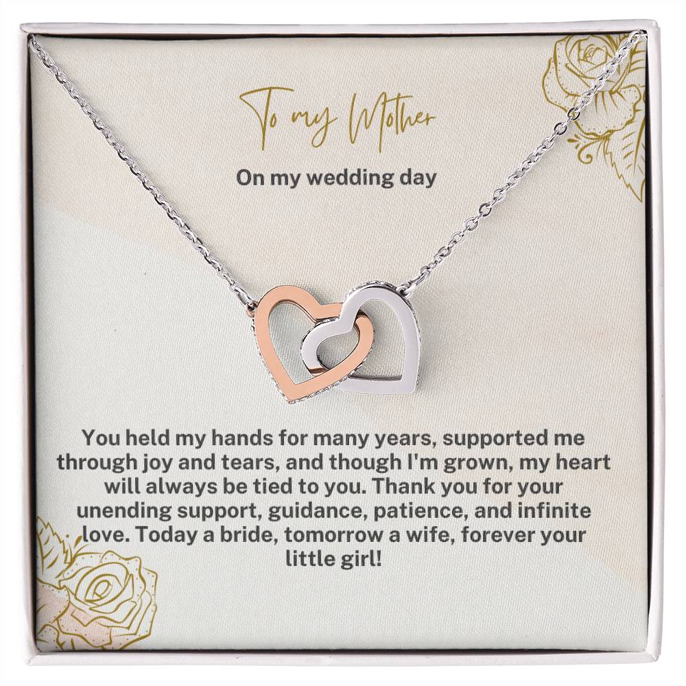 To My Mother On My Wedding Day | Pendant Necklace