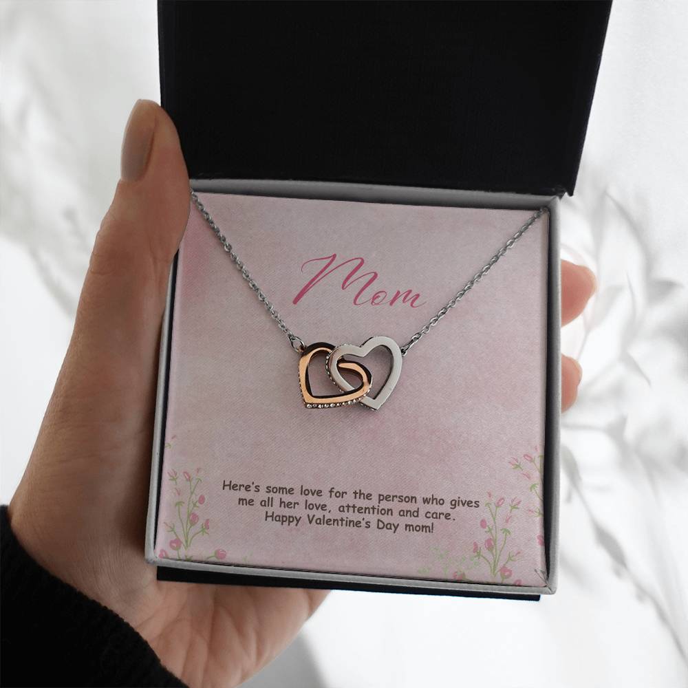 Mom | Happy Valentine's Day | Pendant Necklace
