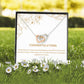 Congratulations | Motherhood Is The Most Beautiful Thing In The World | Pregnancy Necklace Gift