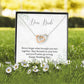 Dear Bride | Stay Focused On Your Love | Heart Pendant Necklace