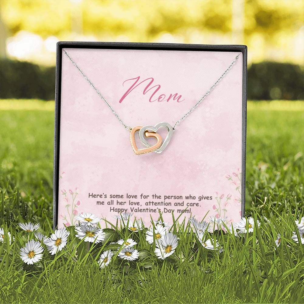 Mom | Happy Valentine's Day | Pendant Necklace